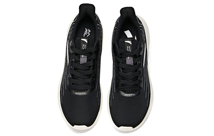Shop Anta Running Series Low 'Black Grey White' 112115577-1