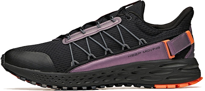 Anta安踏 跑步系列 拼色休閒 低筒 跑步鞋 男款 黑橙紫 Buy Anta安踏 跑步系列 拼色休閒 低筒 跑步鞋 男款 黑橙紫