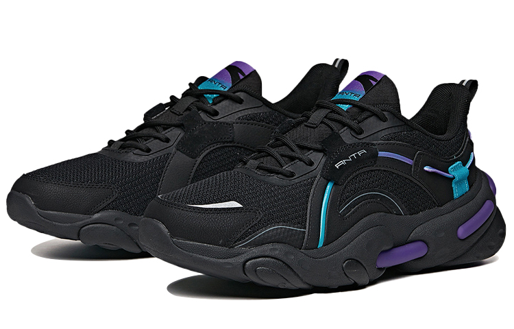 Anta Running Series Low 'Black Purple Blue' 圖 2