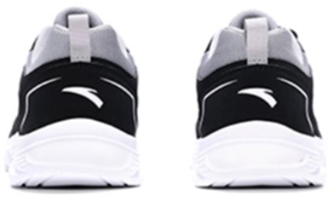 안타 러닝 시리즈 가죽 스니커즈 '블랙 그레이 화이트' 91645515-1 Shop 안타 러닝 시리즈 가죽 스니커즈 '블랙 그레이 화이트' 91645515-1