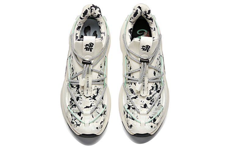 Lookbook Anta Running Series Low 'Black White' 912045514-8