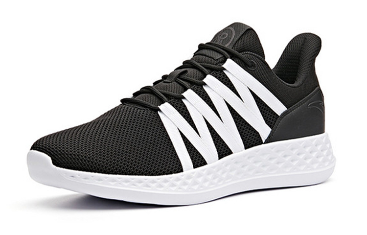 Lookbook 安踏 跑步系列 運動 休閒 低幫 跑步鞋 男款 黑白