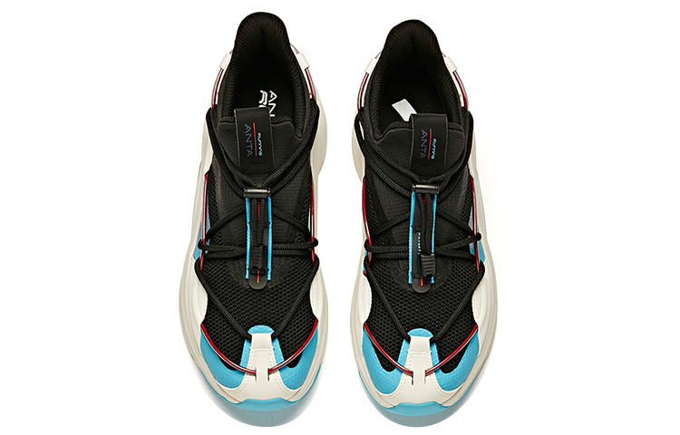 Lookbook Anta Running Series Low 'Black White Blue' 912045513-5