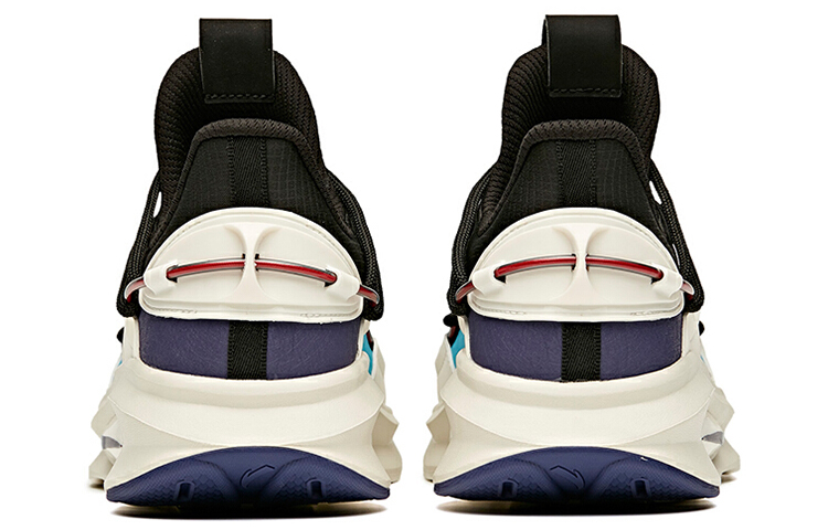 Shop Anta Running Series Low 'Black White Blue' 912045513-5