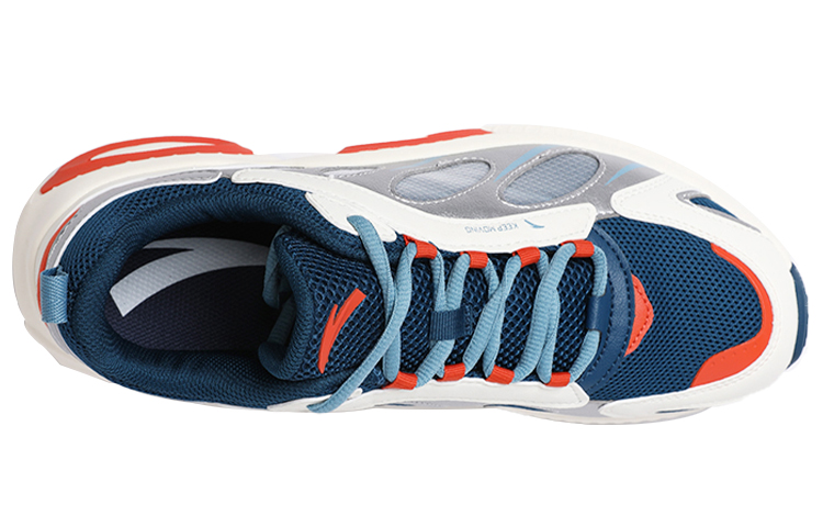 Lookbook アンタ ランニング ロー ブルーホワイトオレンジ 112045590-2