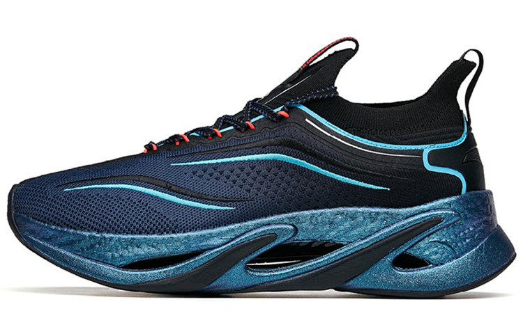 Buy 安踏跑步系列运动鞋 专业款‘海军蓝黑色’ 112145596-2