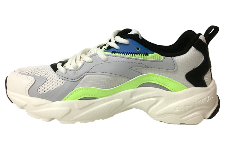 Buy 安踏 跑步系列 舒適透氣 低幫休閒跑步鞋 芯片灰