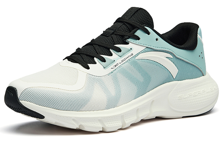 Lookbook Anta安踏 跑步系列 輕便 低筒 跑步鞋 男款 白藍黑