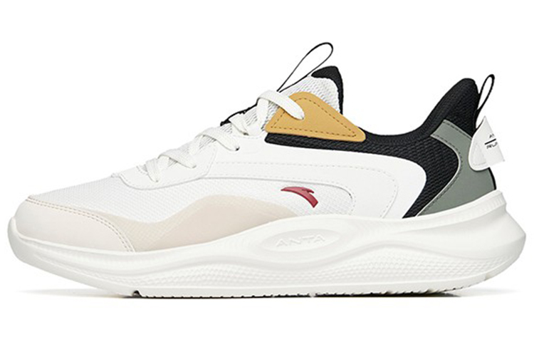 Anta Running Series Low 'Mesh Breathable' White Black