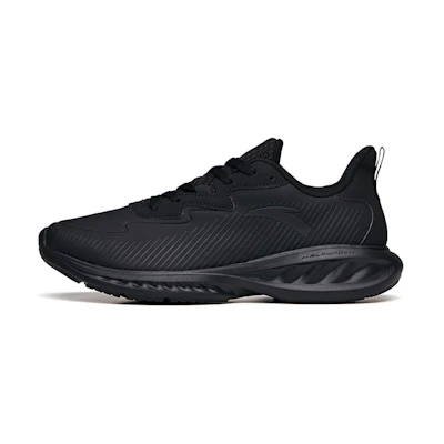 Anta Running Series Sneakers Leather 'Pure Black'