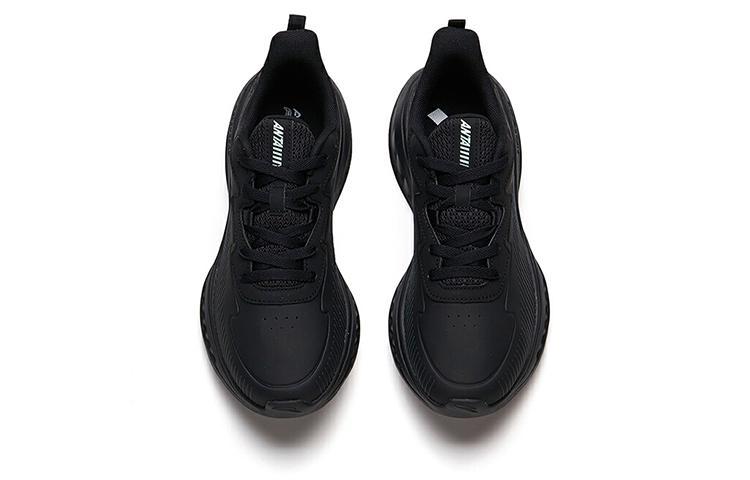 Anta Running Series Sneakers Leather 'Pure Black' 圖 3