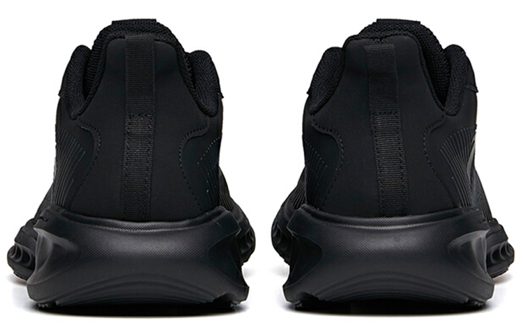 Anta Running Series Sneakers Leather 'Pure Black' 圖 4