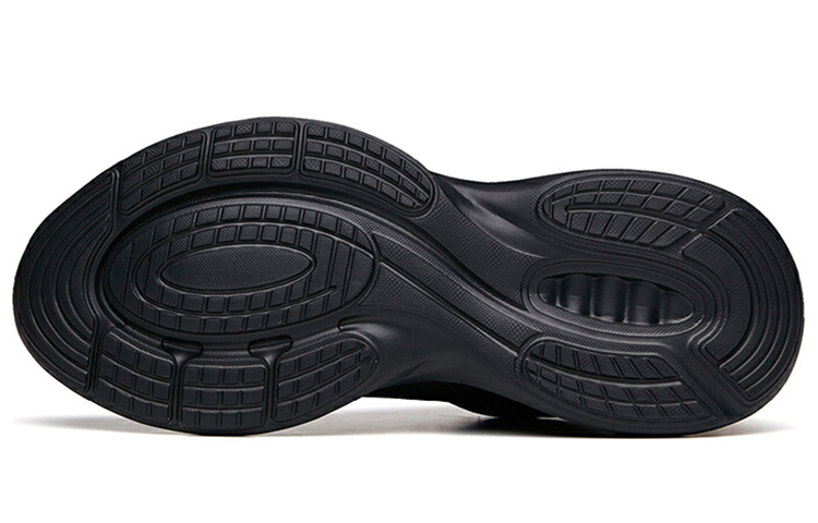 Anta Running Series Sneakers Leather 'Pure Black' 圖 5