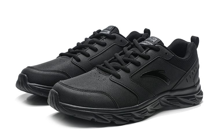 Lookbook Anta安踏 跑步系列 都市暢跑 防滑耐磨 低筒 跑步鞋 男性款 黑色