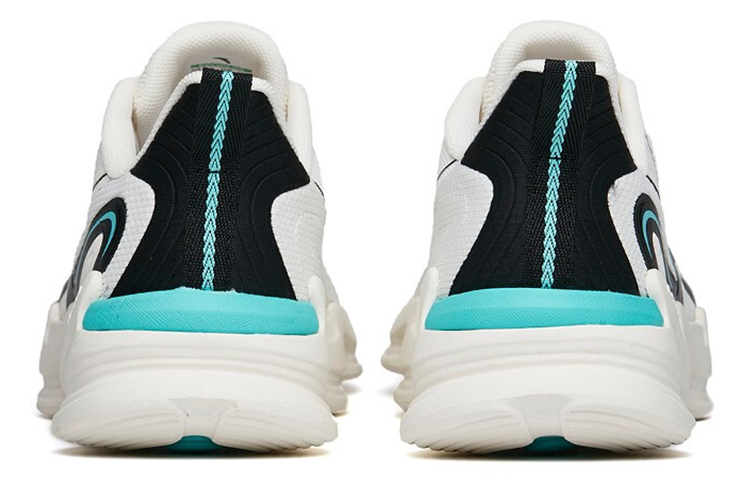 Shop Anta 安踏 跑步系列 減震防滑耐磨透氣 低幫 跑步鞋 白黑