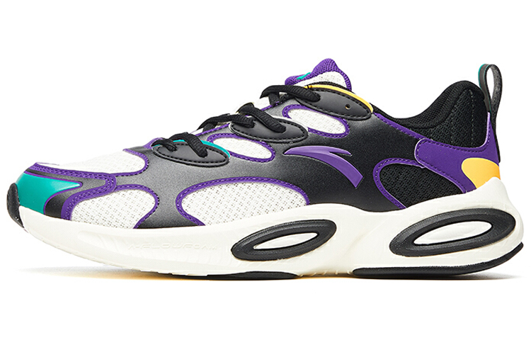 Anta Run Collection 'White Black Purple'