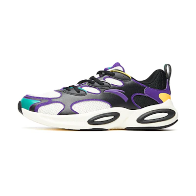 Anta Run Collection 'White Black Purple'
