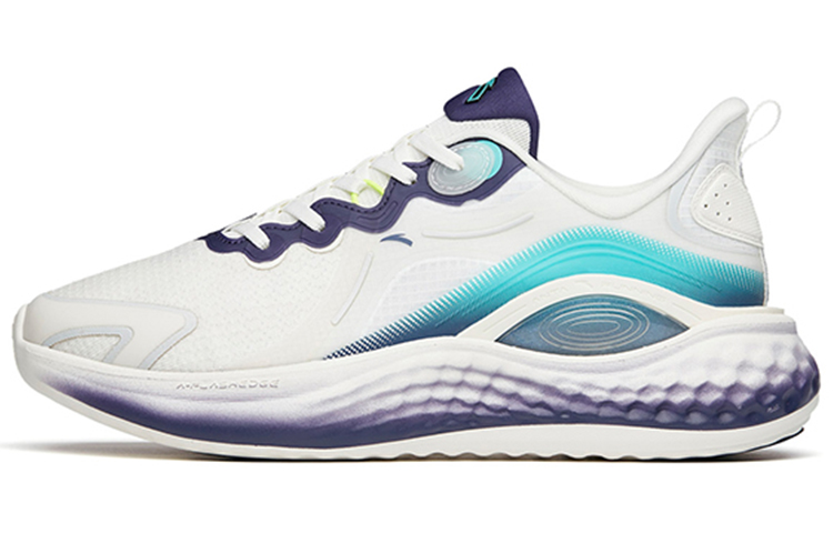 Anta Runninng Series Sneakers 'White Green Purple' 112145556S-4