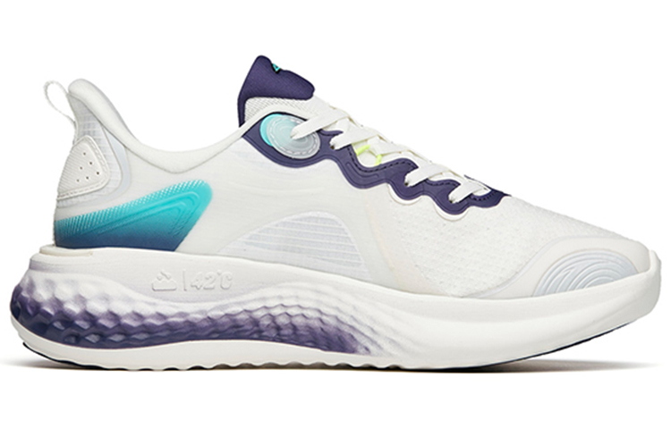 Order 安踏 跑步系列 防滑耐磨輕便 低幫 跑步鞋 白紫色