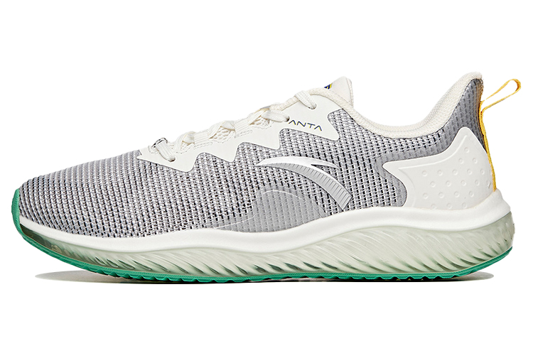 Buy Anta安踏 跑步系列 運動 輕便透氣 低幫 跑步鞋 男款 白銀色