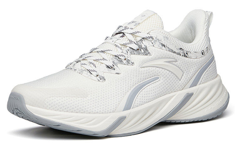 Order Sneakers Siri Larian Anta 'Putih Kelabu dengan Kabus Dakwat' 112145523-5