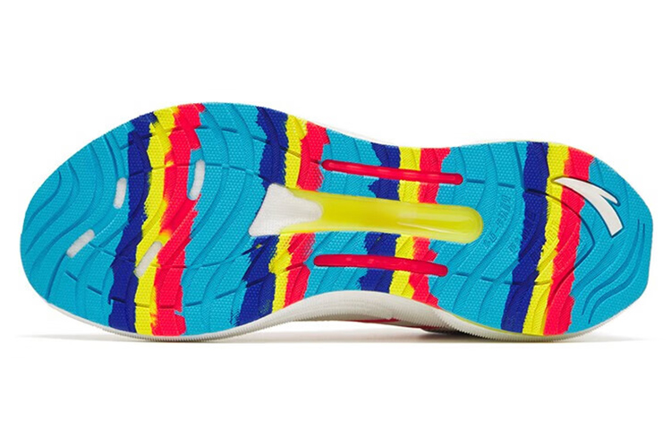 Purchase Anta安踏 跑步系列 氮科技竞速 软底 耐磨減震透氣 低幫 跑步鞋 白黃藍