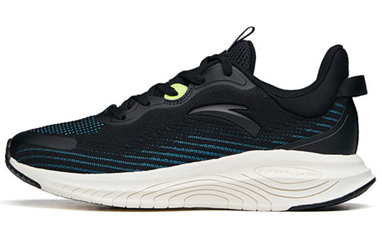 Anta Running Series Sneakers 'Black Blue Stripes Green'