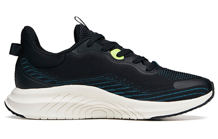 Anta Running Series Sneakers 'Black Blue Stripes Green' 圖 2