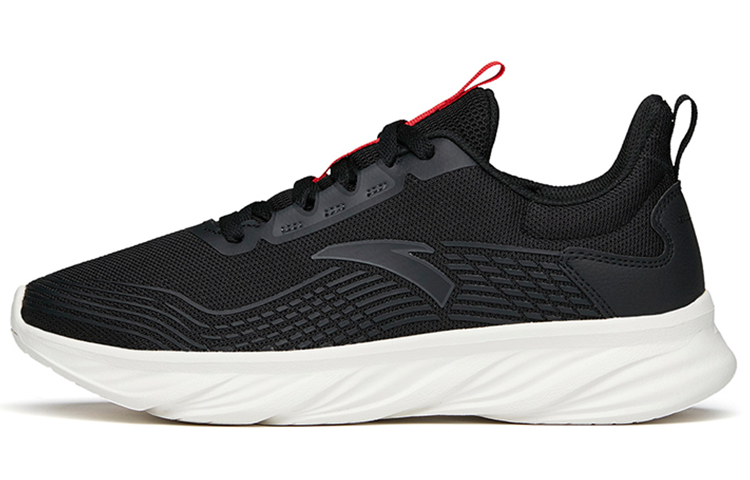 Anta Running Series Sneakers 'Black Leather Red'