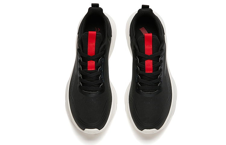 Anta Running Series Sneakers 'Black Leather Red' 圖 3