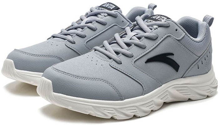 安踏 跑步系列 灰色运动鞋 912355581-13 Shop 安踏 跑步系列 灰色运动鞋 912355581-13