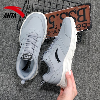 安踏 跑步系列 灰色运动鞋 912355581-13 Sizing 安踏 跑步系列 灰色运动鞋 912355581-13