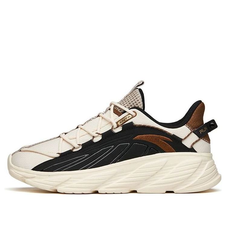 Buy Anta Running Series Sneakers 'Milk Black Brown' 112145527-2