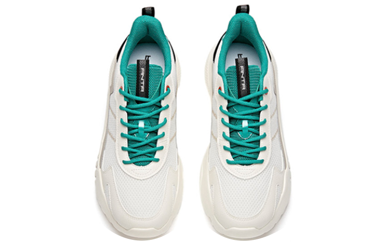 Anta Running Series Sneakers 'White Grey Green' 圖 4