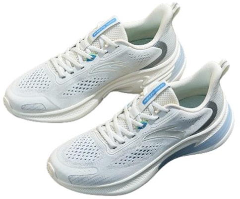 Anta安踏 跑步系列 輕便舒適百搭 防滑耐磨 低幫 跑步鞋 男款 白藍 Shop Anta安踏 跑步系列 輕便舒適百搭 防滑耐磨 低幫 跑步鞋 男款 白藍