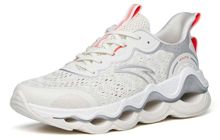 Anta Running Series Sneakers 'White Silver Red' 圖 2