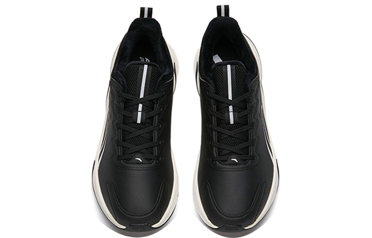 Anta Running Series Sneakers Fleeced 'Black White' 圖 3