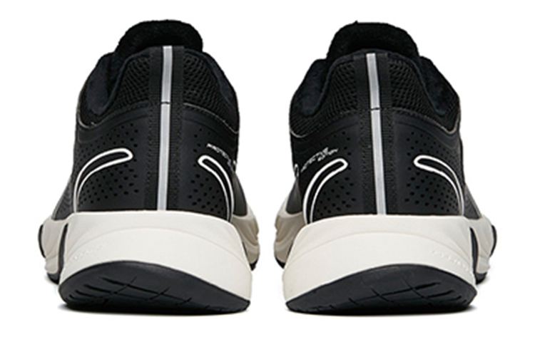 Anta Running Series Sneakers Fleeced 'Black White' 圖 4