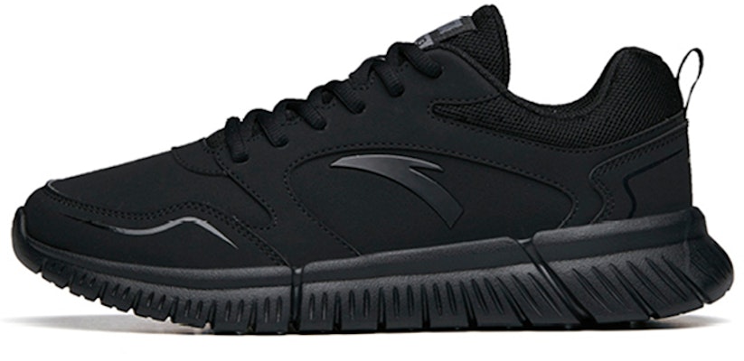 Anta Running Series Sneakers Leather 'All Black' 912035527R-11 Buy Anta Running Series Sneakers Leather 'All Black' 912035527R-11