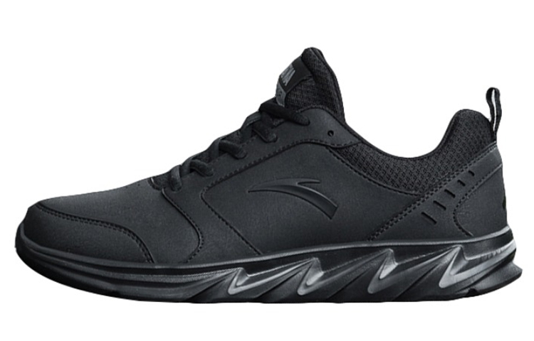 Anta Running Series Sneakers Leather 'Black'