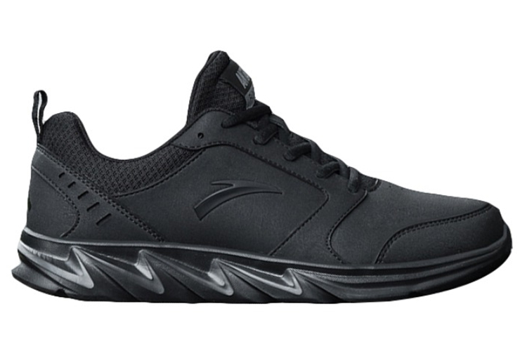 Anta Running Series Sneakers Leather 'Black' 圖 2