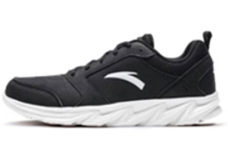 Anta Running Series Sneakers Leather 'Black White'
