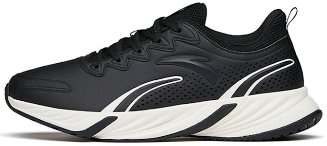 安踏跑鞋系列皮革‘午夜黑’ 112145523-7 Buy 安踏跑鞋系列皮革‘午夜黑’ 112145523-7