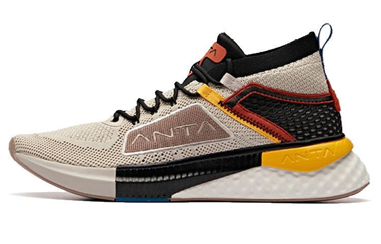 Anta Running Series Sneakers Mid 'Beige Black Brown' 11915553-4