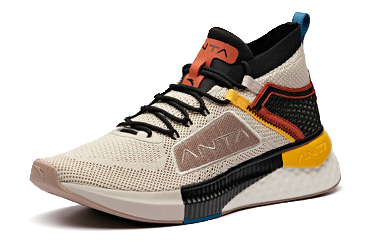 Anta Running Series Sneakers Mid 'Beige Black Brown' 圖 3