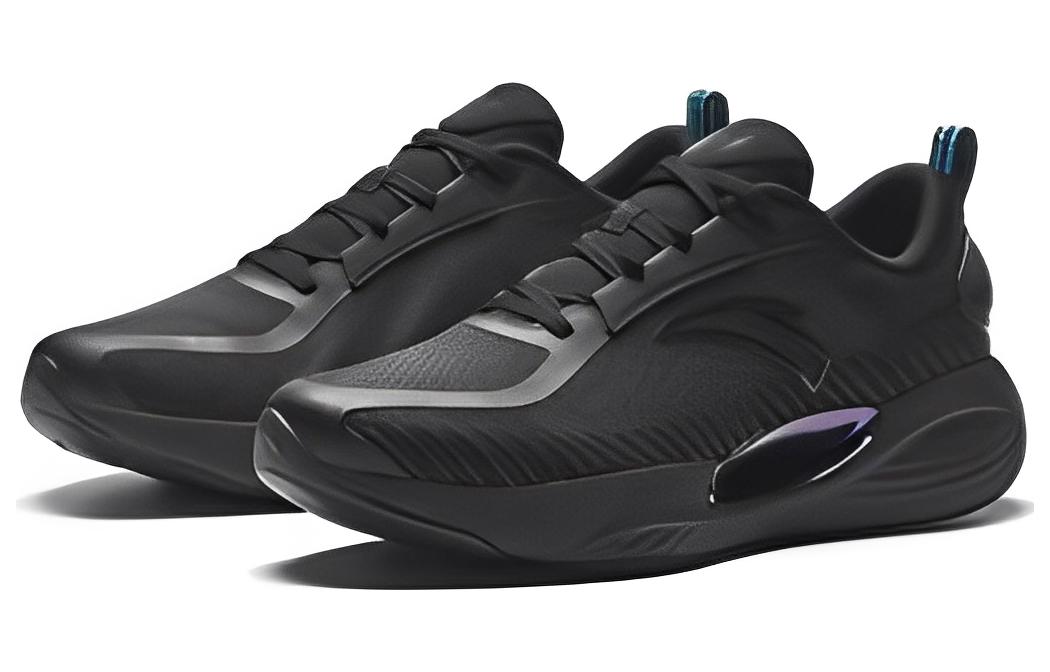 Order 安踏 舒弹減震防滑耐磨 低幫 跑步鞋 男款 黑色