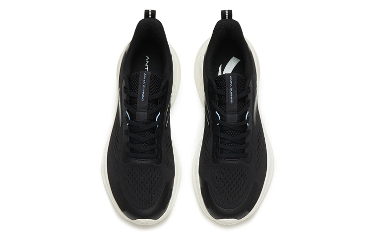 Lookbook Anta安踏 舒適 防滑耐磨 低筒 跑步鞋 男款 黑白色