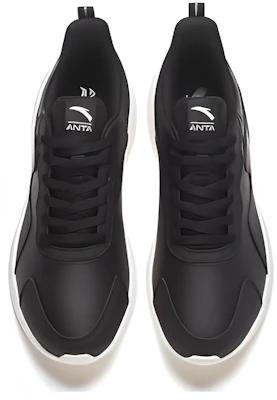 Anta安踏 舒適耐磨 減震防滑 低幫 跑步鞋 男款 黑色 Shop Anta安踏 舒適耐磨 減震防滑 低幫 跑步鞋 男款 黑色