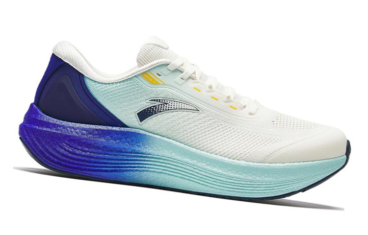 Order 安踏 望海 氮科技 防滑耐磨 低幫 跑步鞋 男款 白藍紫