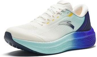 安踏 望海 氮科技 防滑耐磨 低幫 跑步鞋 男款 白藍紫 Lookbook 安踏 望海 氮科技 防滑耐磨 低幫 跑步鞋 男款 白藍紫